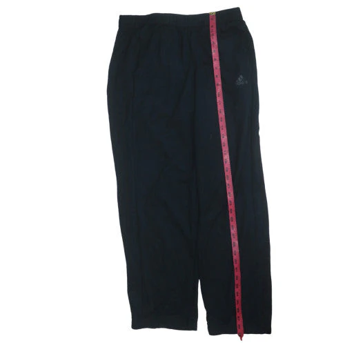Adidas Men's Black Sport Essentials Climalite Track Pants M - Image 3