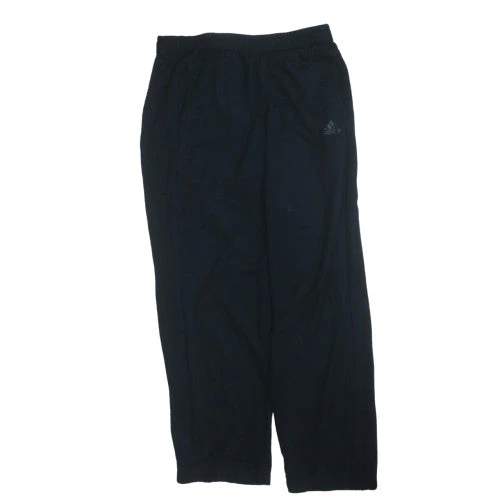 Adidas Men's Black Sport Essentials Climalite Track Pants M - Image 4