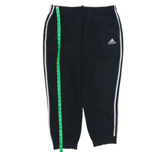 Adidas Mens Black XL Jogger Sweatpants Tapered Comfort Fit - Image 2