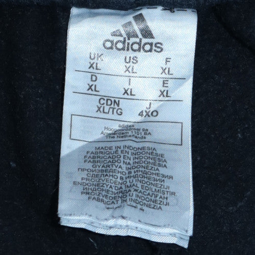 Adidas Mens Black XL Jogger Sweatpants Tapered Comfort Fit - Image 6