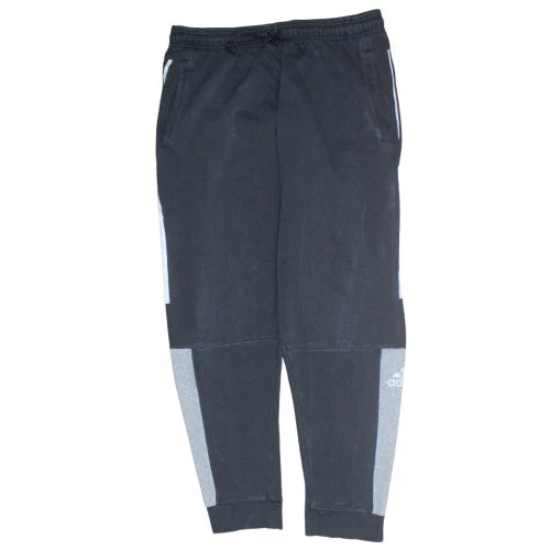 Adidas Men's Black XL Jogger Sweatpants Tapered Fleece Trousers