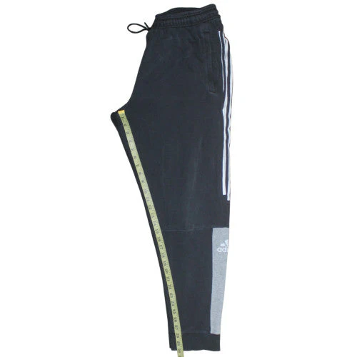 Adidas Men's Black XL Jogger Sweatpants Tapered Fleece Trousers - Image 3