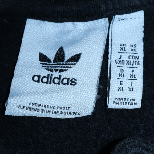 adidas Men's Black XL Pullover Hoodie Fleece Sportswear - Image 6