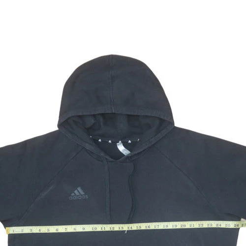 Adidas Men's Black XL Pullover Hoodie Fleece Sportswear - Image 2