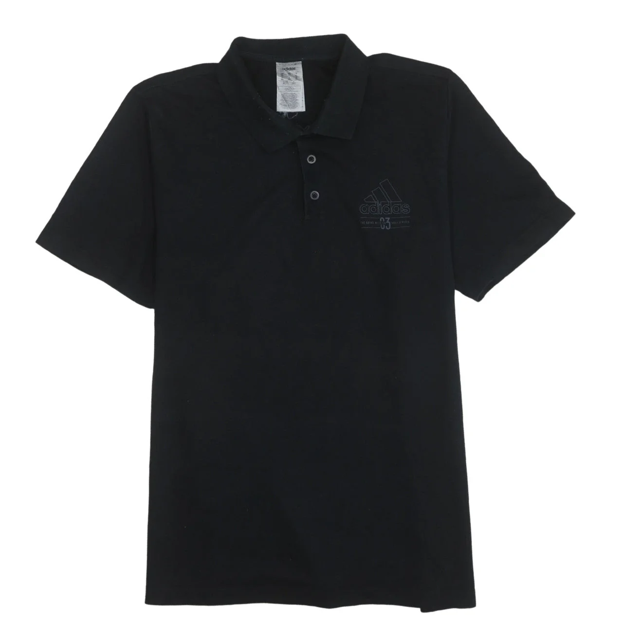 Adidas Men's Black XL Short Sleeve Polo Shirt Classic Fit