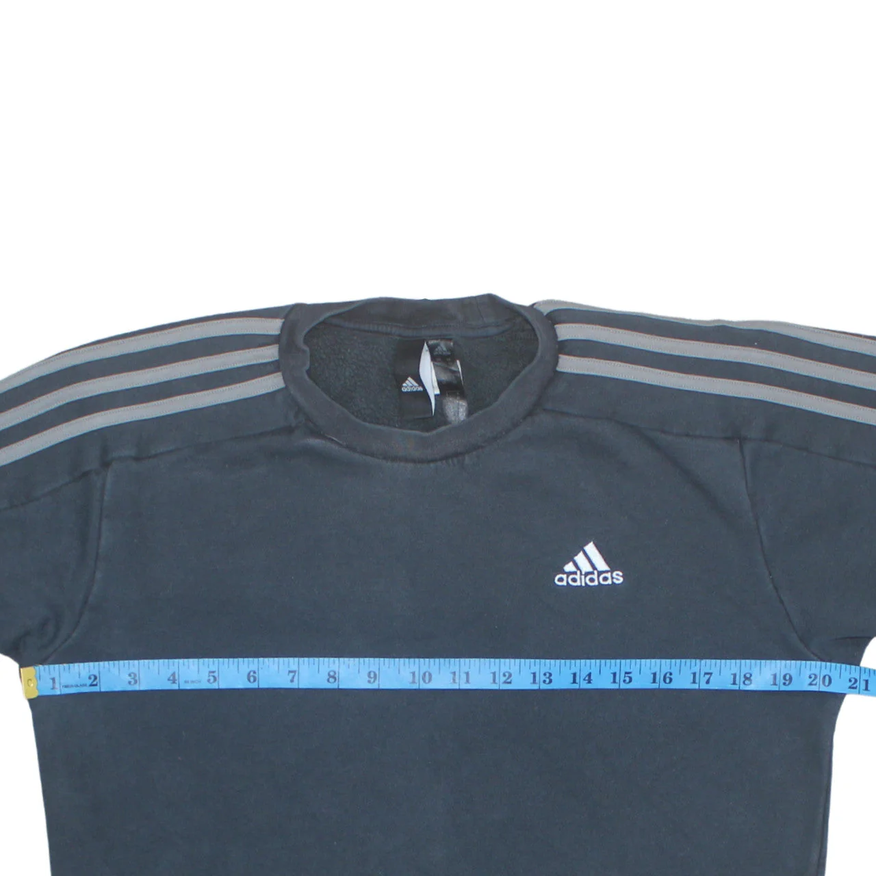 Adidas Men's Black XS Crew Neck Pullover Sweatshirt Sportswear - Image 2