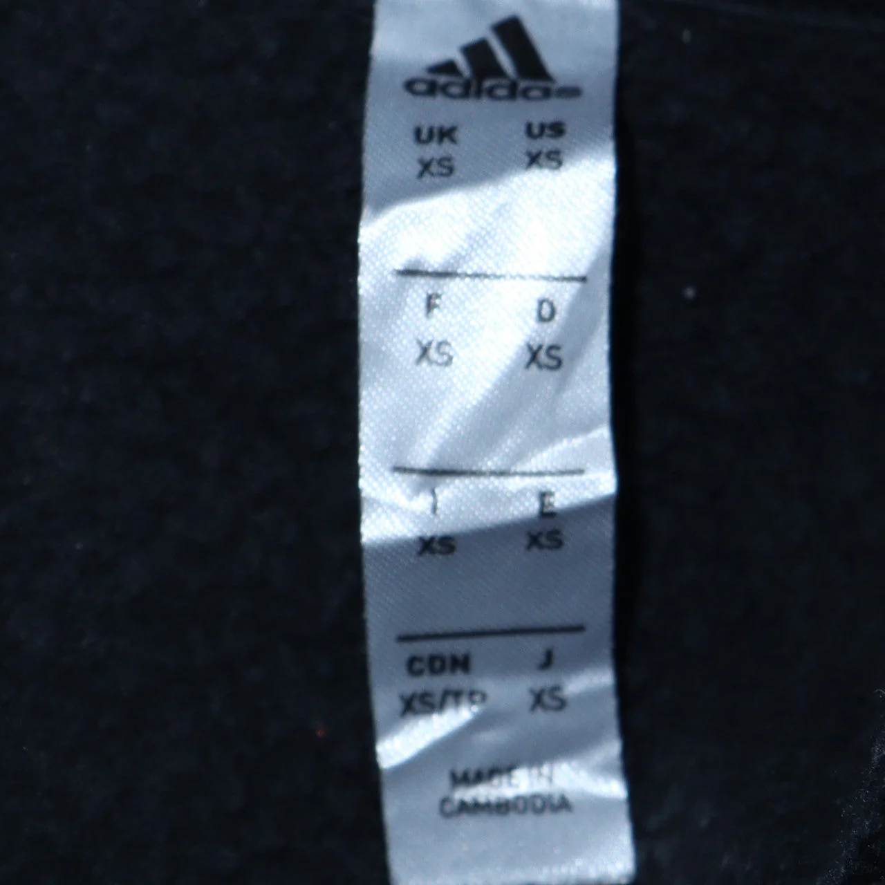 Adidas Men's Black XS Pullover Hoodie Sweatshirt with Logo - Image 5