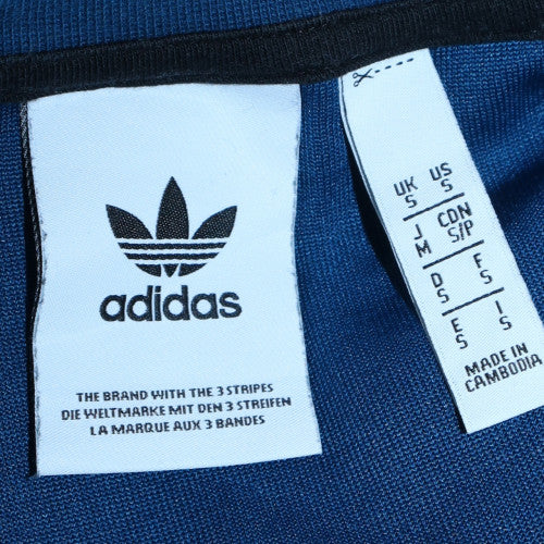 Adidas Men's Blue Colour Block Crew Neck Sweatshirt S Regular Fit - Image 5