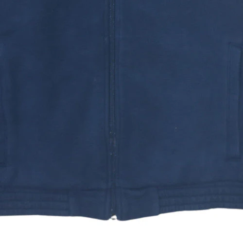 Adidas Men's Blue Full Zip Hoodie S Sports Fleece Jacket - Image 6