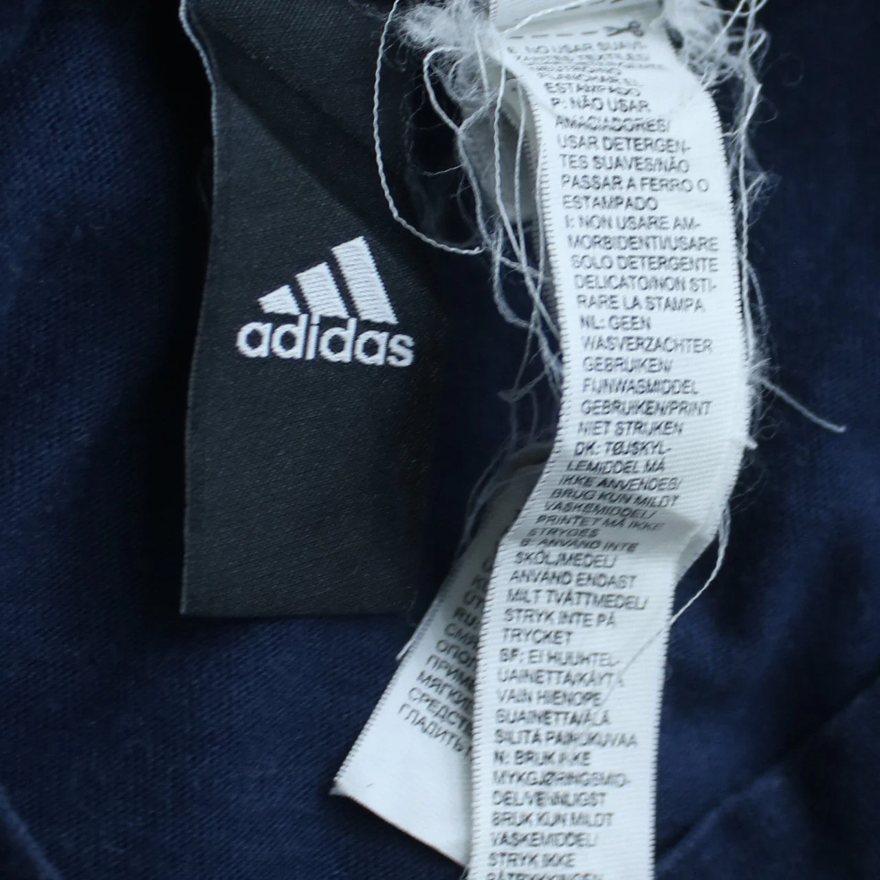 Adidas Men's Blue Graphic Logo Sports T-Shirt Size S - Image 5