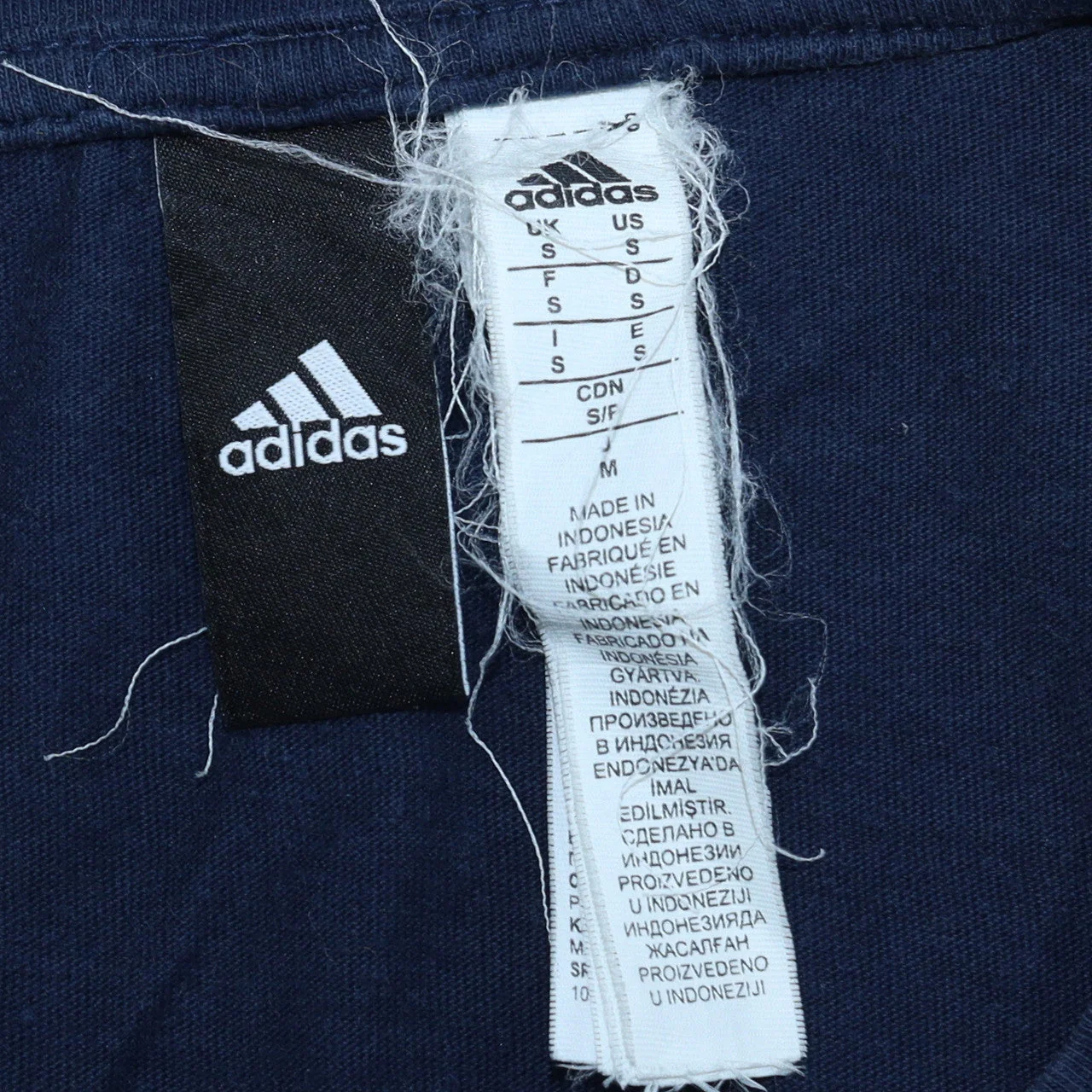 Adidas Men's Blue Graphic Logo Sports T-Shirt Size S - Image 6