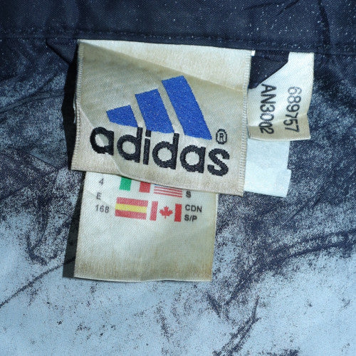 Adidas Men's Blue Hooded Windbreaker Jacket Size S - Image 5