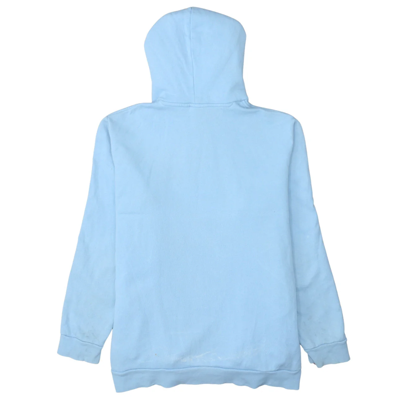 Adidas Mens Blue Hoodie L Pullover Hooded Sweatshirt Graphic Print - Image 4