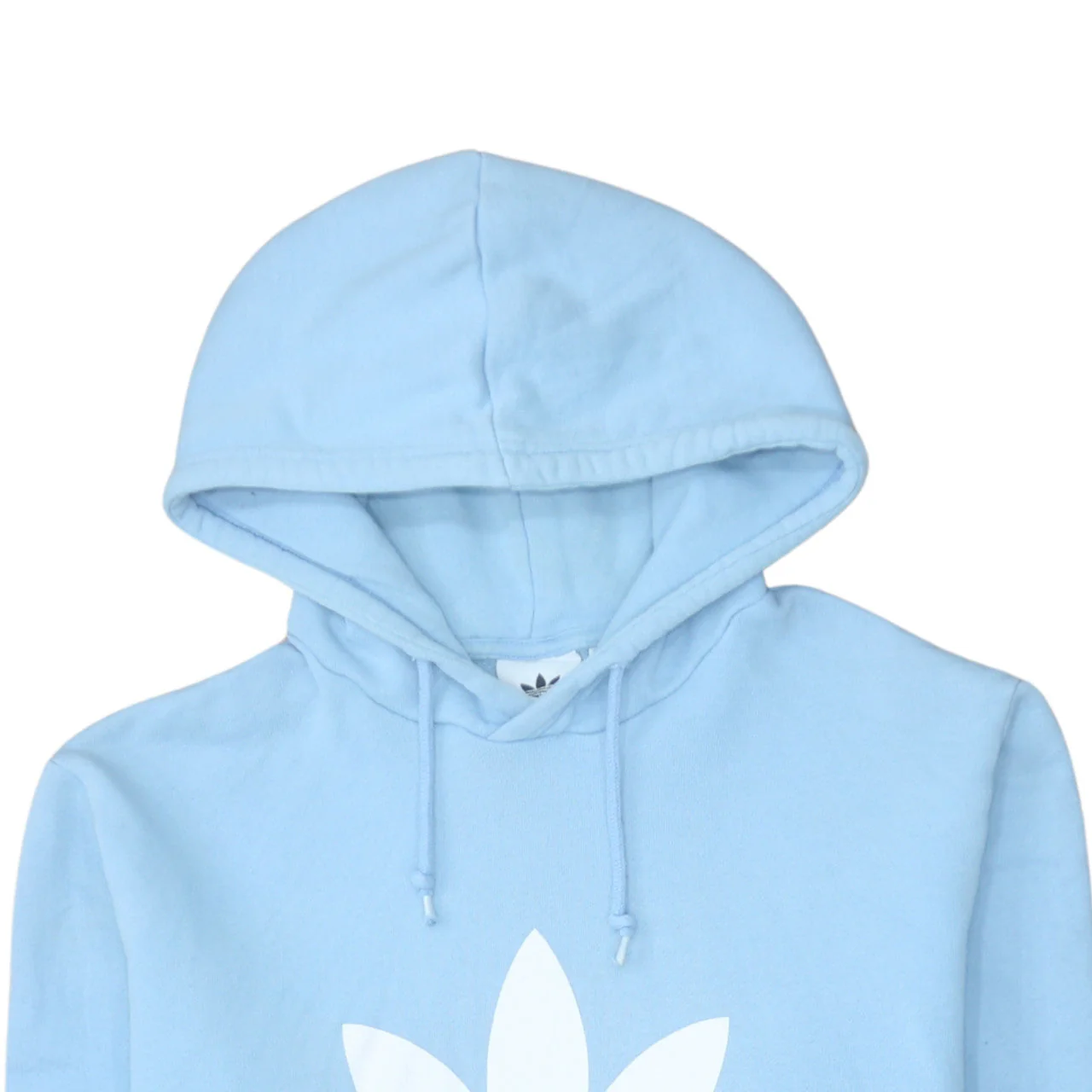 Adidas Mens Blue Hoodie L Pullover Hooded Sweatshirt Graphic Print - Image 7