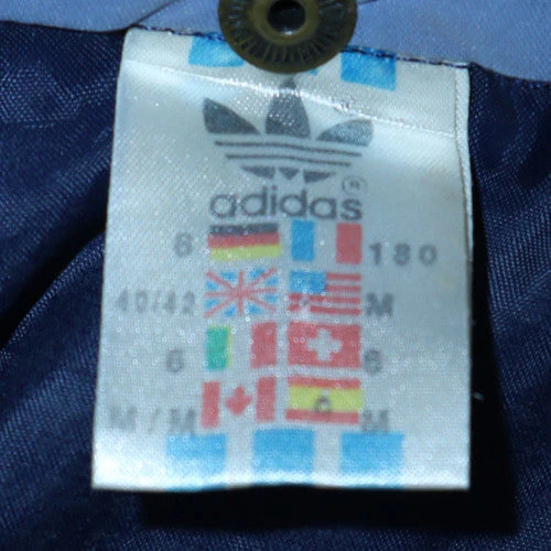 Adidas Men's Blue Medium Windbreaker Hooded Jacket - Image 5