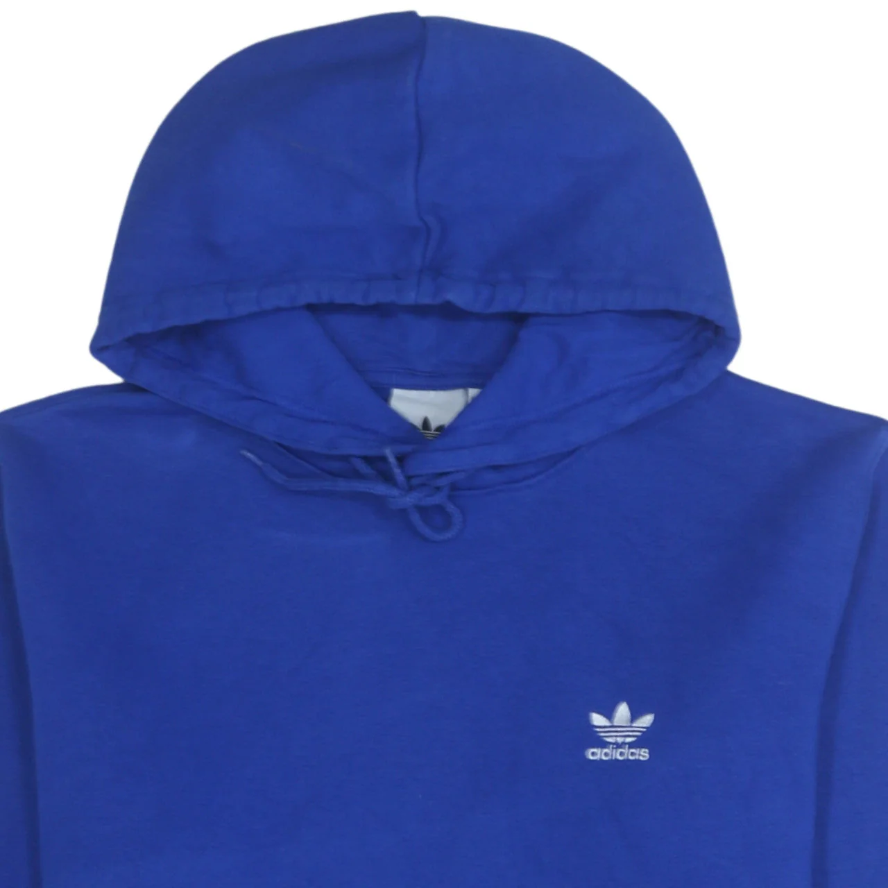 Adidas Men's Blue Pullover Hoodie Large Fleece Casual Sportswear - Image 8