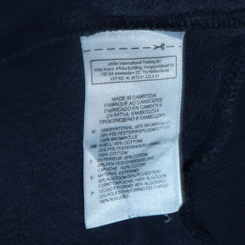 Adidas Men's Blue Pullover Hoodie Medium Regular Fit Sportswear - Image 6