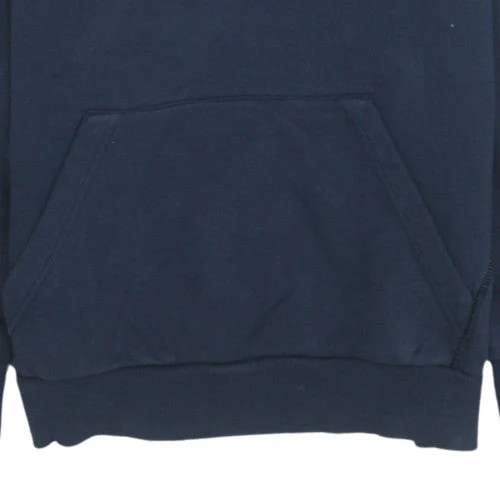 Adidas Men's Blue Pullover Hoodie Medium Regular Fit Sportswear - Image 7
