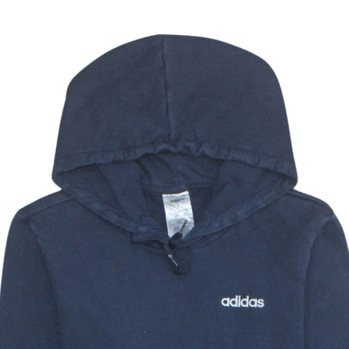 Adidas Men's Blue Pullover Hoodie Size S Regular Fit Sportswear - Image 8