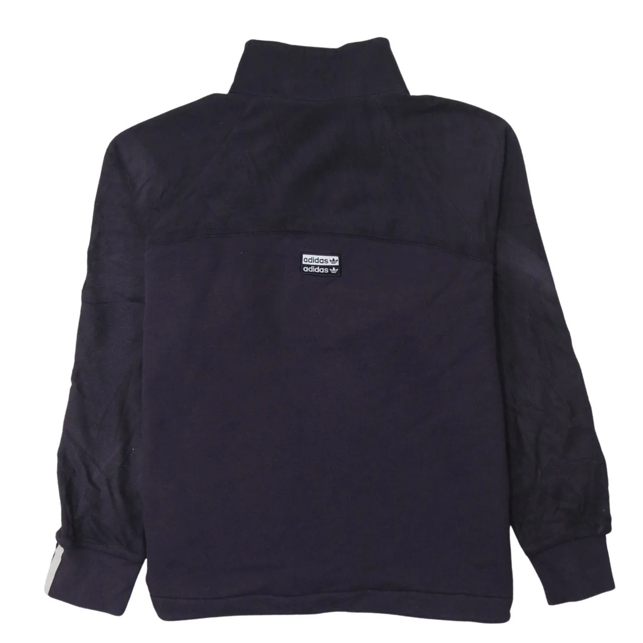 Adidas Men's Blue Pullover Sweatshirt Size S High Neck Sportswear - Image 4