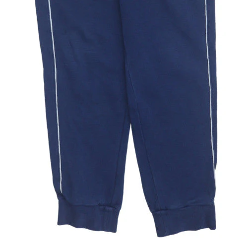 Adidas Men's Blue S Regular Fit Fleece Sweatpants - Image 6