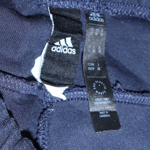 Adidas Men's Blue Tapered Track Pants Size S Elastic Waist Activewear - Image 5