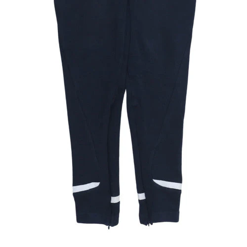 Adidas Men's Blue Tapered Track Pants Size S Elastic Waist Activewear - Image 7