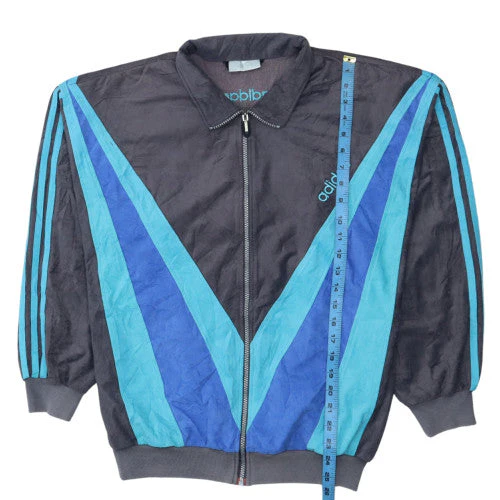 Adidas Men's Blue Vintage Bomber Sports Jacket L 42in Full Zip - Image 3