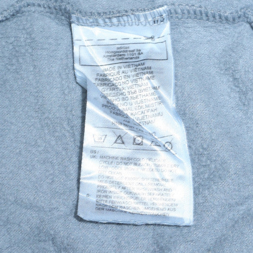 Adidas Men's Blue XL Crew Neck Fleece Pullover Sweatshirt - Image 6