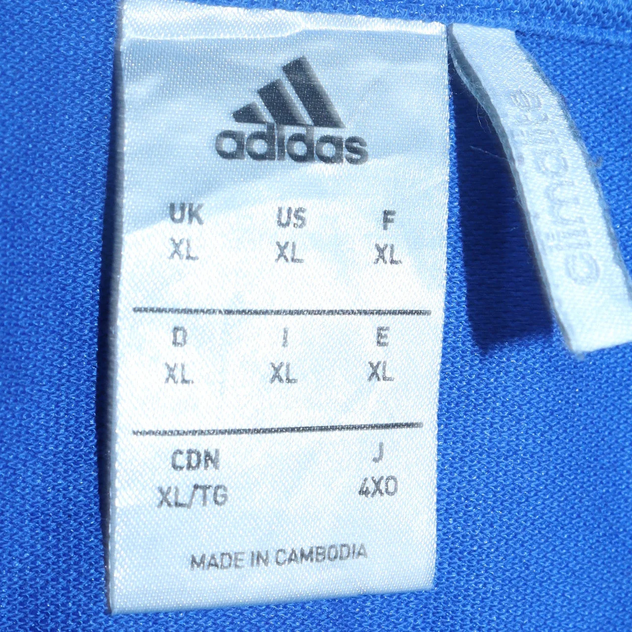 Adidas Men's Blue XL Polo Shirt SV Eitorf 09 Football Teamwear - Image 5
