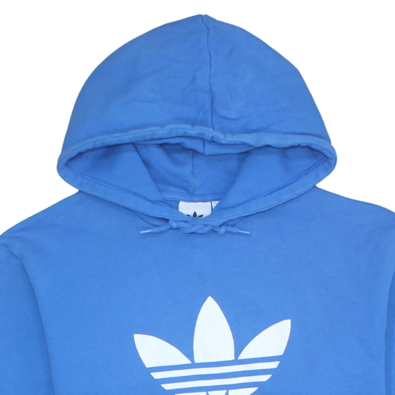 Adidas Mens Blue XL Pullover Hoodie with Logo Print - Image 8