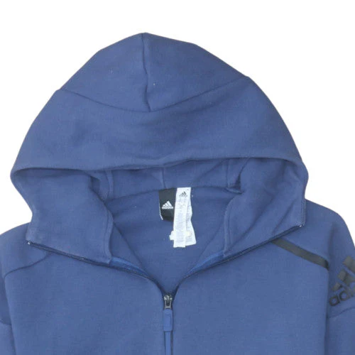 Adidas Men's Blue XS Full Zip Hoodie Sweatshirt - Image 8