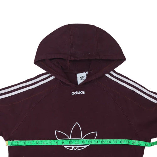 Adidas Men's Brown Pullover Hoodie Small Sports Fleece Sweatshirt - Image 2