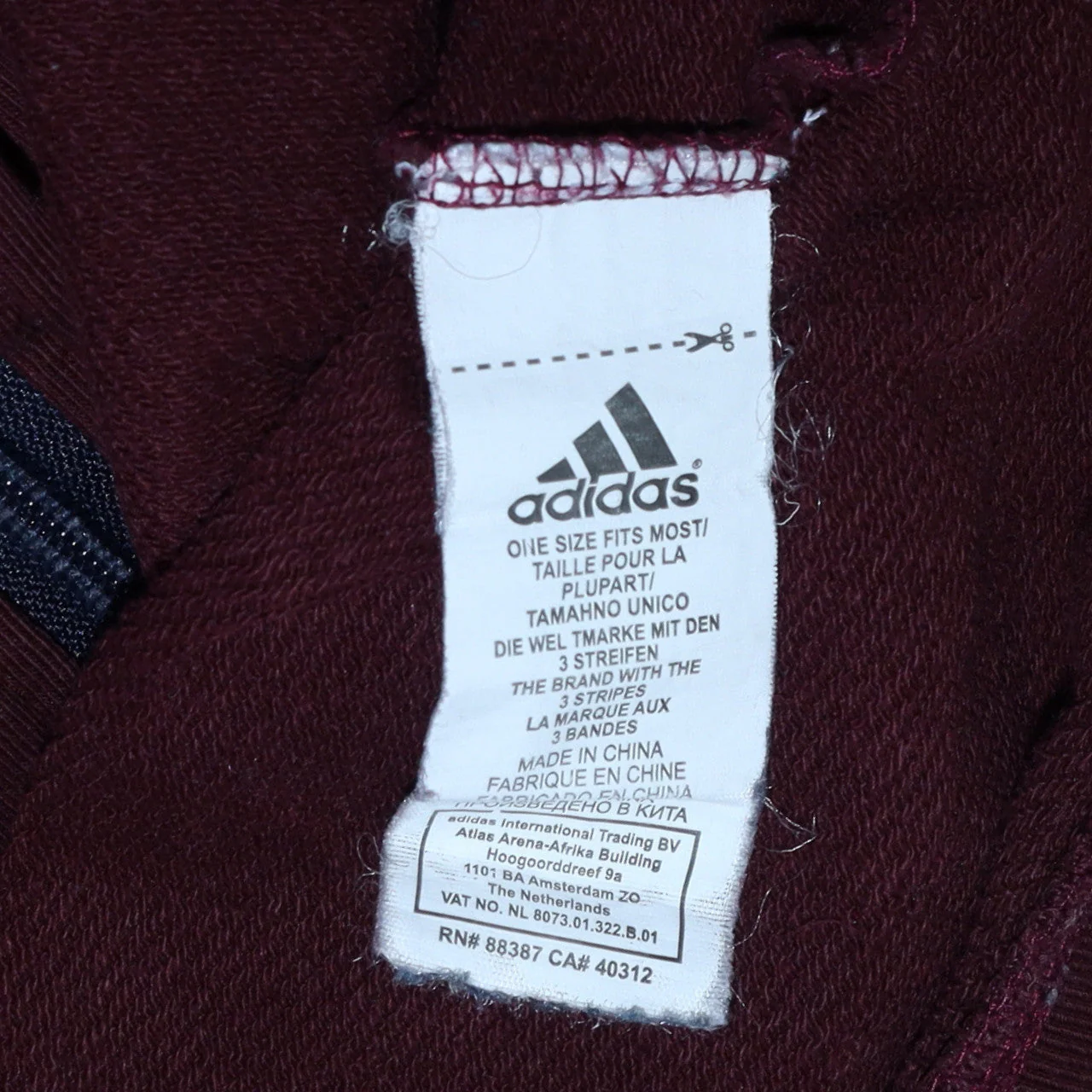 Adidas Men's Brown Track Jacket Size L Full Zip Sportswear - Image 6