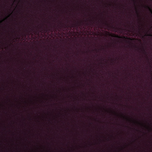 Adidas Men's Burgundy Cotton Short Sleeve Polo Shirt Size S - Image 8
