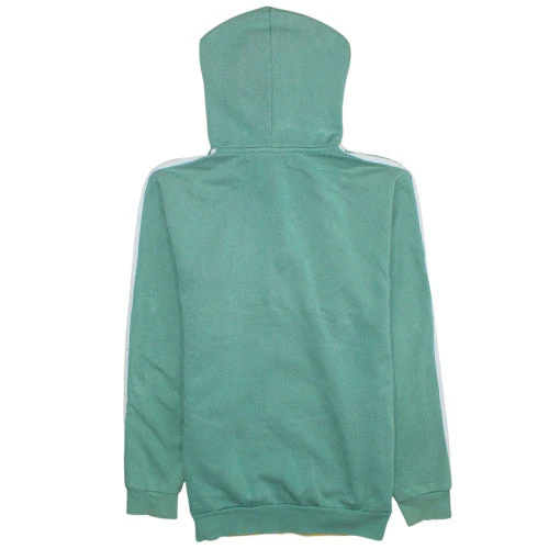 Adidas Men's Green 1/4 Zip Hoodie Size S Sports Fleece - Image 4