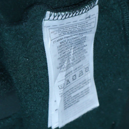 Adidas Men's Green Full Zip Hoodie M Sports Fleece - Image 6