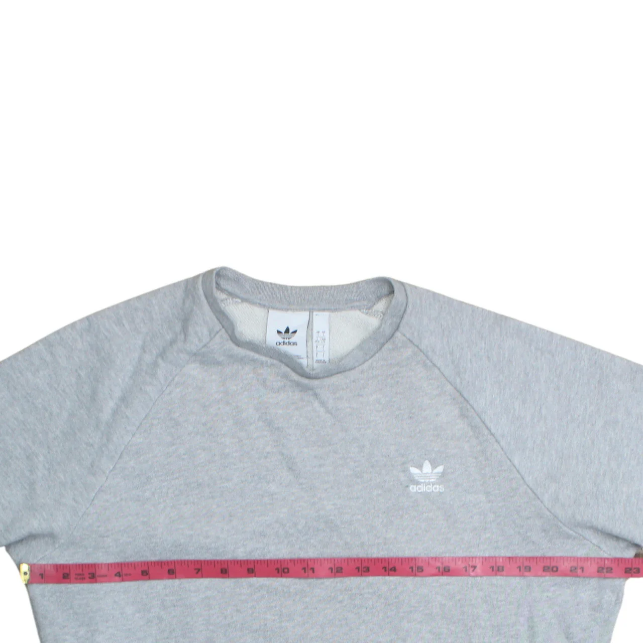 Adidas Men's Grey Crew Neck Pullover Sweatshirt Size L - Image 2