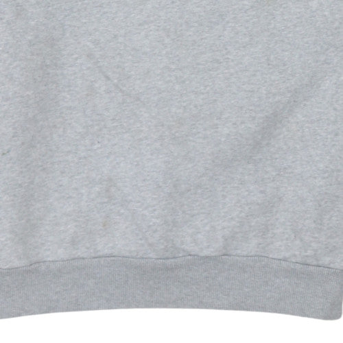 Adidas Men's Grey Crew Neck Pullover Sweatshirt Size M - Image 8
