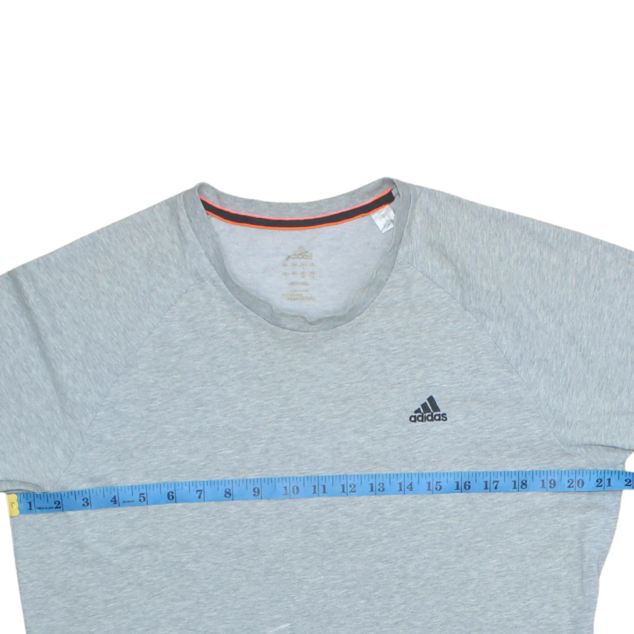 Adidas Men's Grey Crew Neck Short Sleeve Sports T-Shirt Medium - Image 2