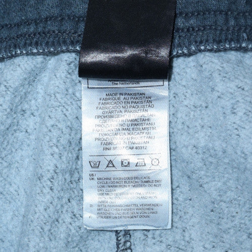 Adidas Mens Grey Fleece Jogger Trousers M Sportswear - Image 5