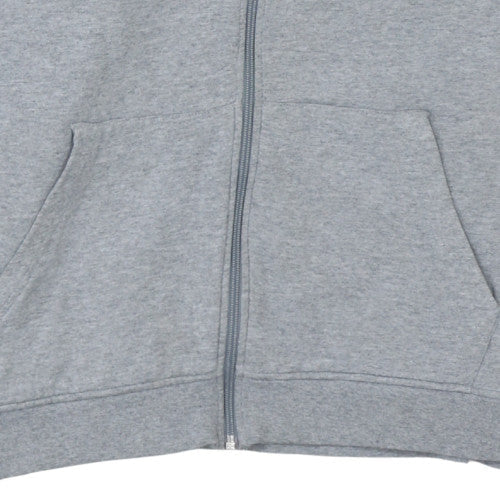 Adidas Mens Grey Full Zip Hoodie L Classic Sportswear - Image 7