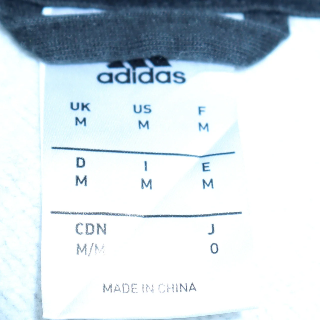 Adidas Men's Grey Full Zip Hoodie M Sportswear Fleece Jacket - Image 6