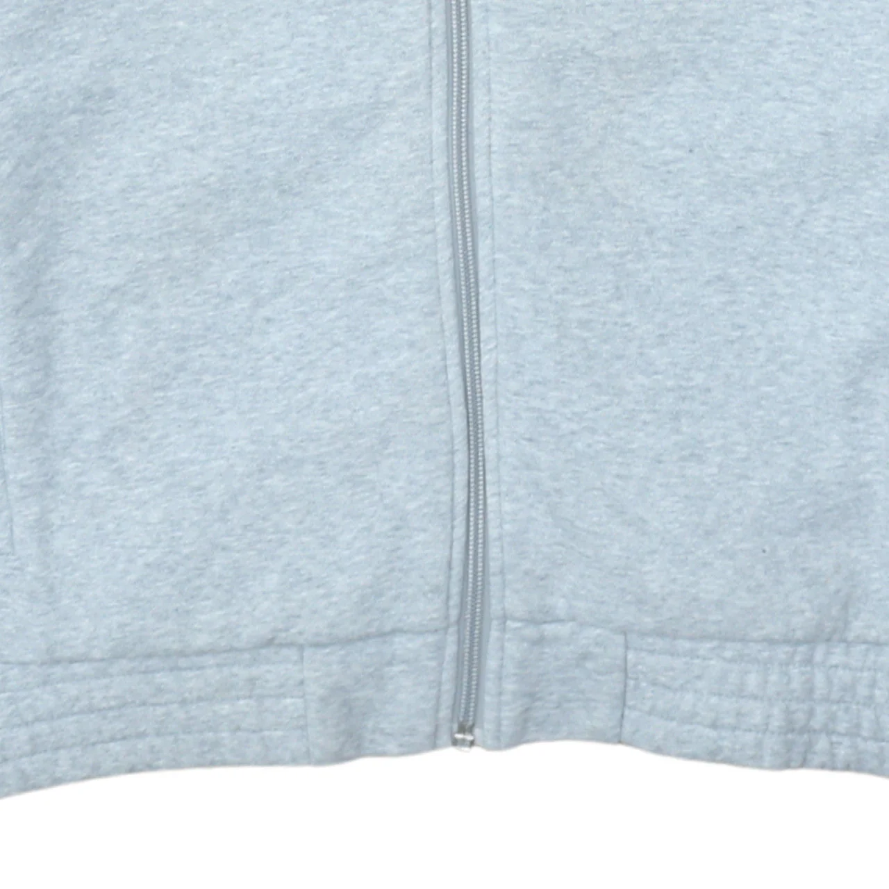 Adidas Men's Grey Full Zip Hoodie M Sportswear Fleece Jacket - Image 8