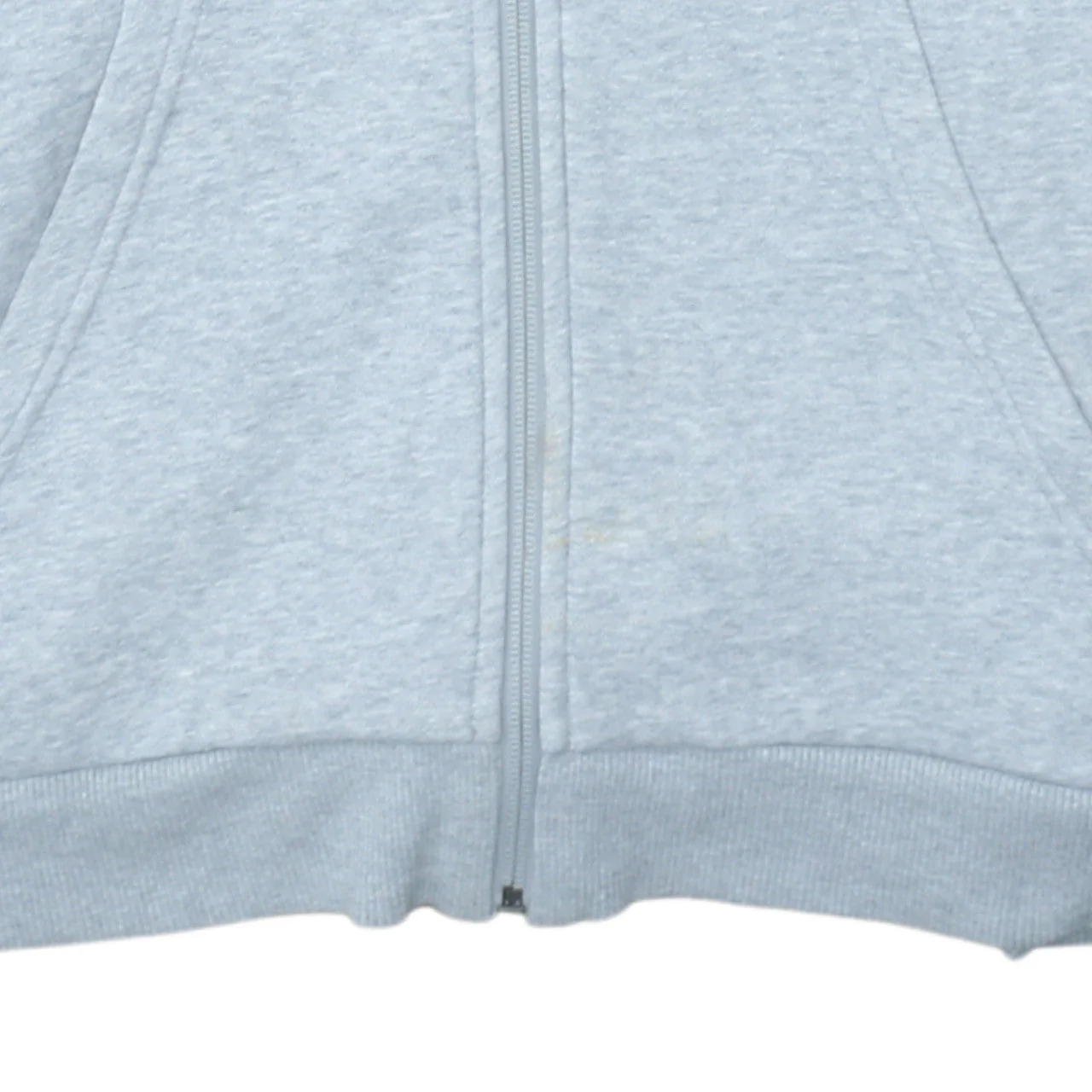 Adidas Men's Grey Full Zip Hoodie Sweatshirt Size M - Image 8