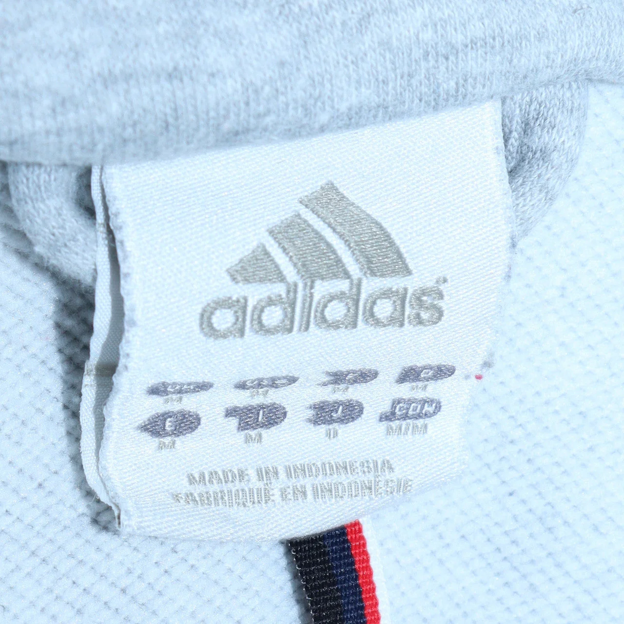 Adidas Men's Grey Full Zip Sweatshirt M Sports Embroidered Logo - Image 5