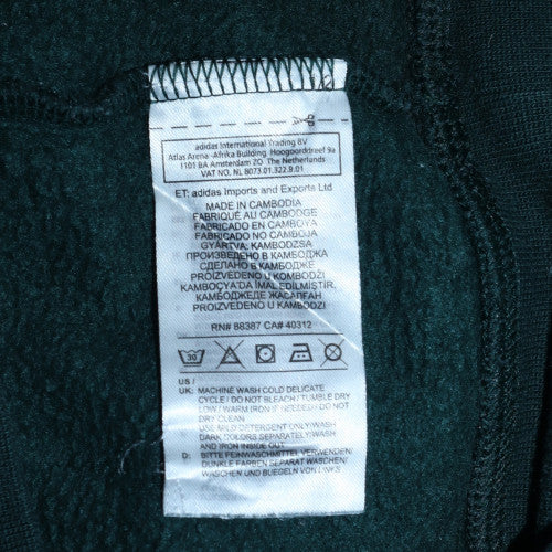 Adidas Mens Grey Green Colour Block Crew Neck Sweatshirt S - Image 6