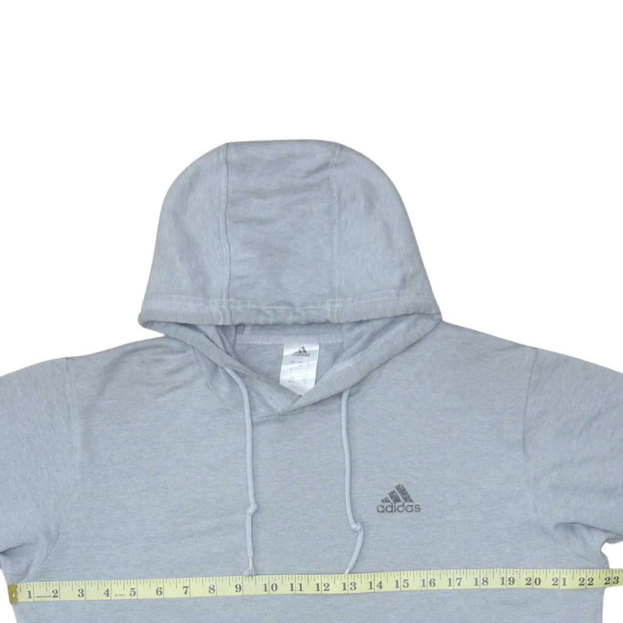 Adidas Men's Grey Medium Pullover Hoodie with Logo - Image 2