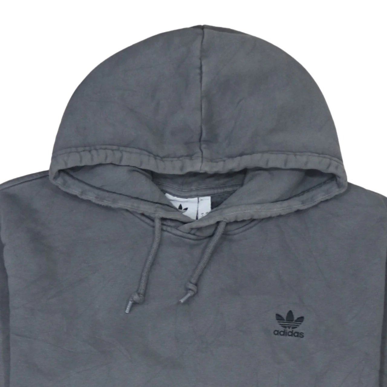 Adidas Mens Grey Pullover Hoodie L Fleece Primegreen Sportswear - Image 8