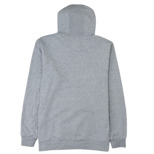 Adidas Mens Grey Pullover Hoodie L Logo Print Sweatshirt - Image 4